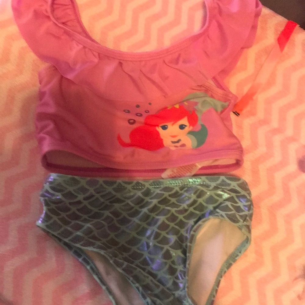 Disney store little mermaid swimsuit